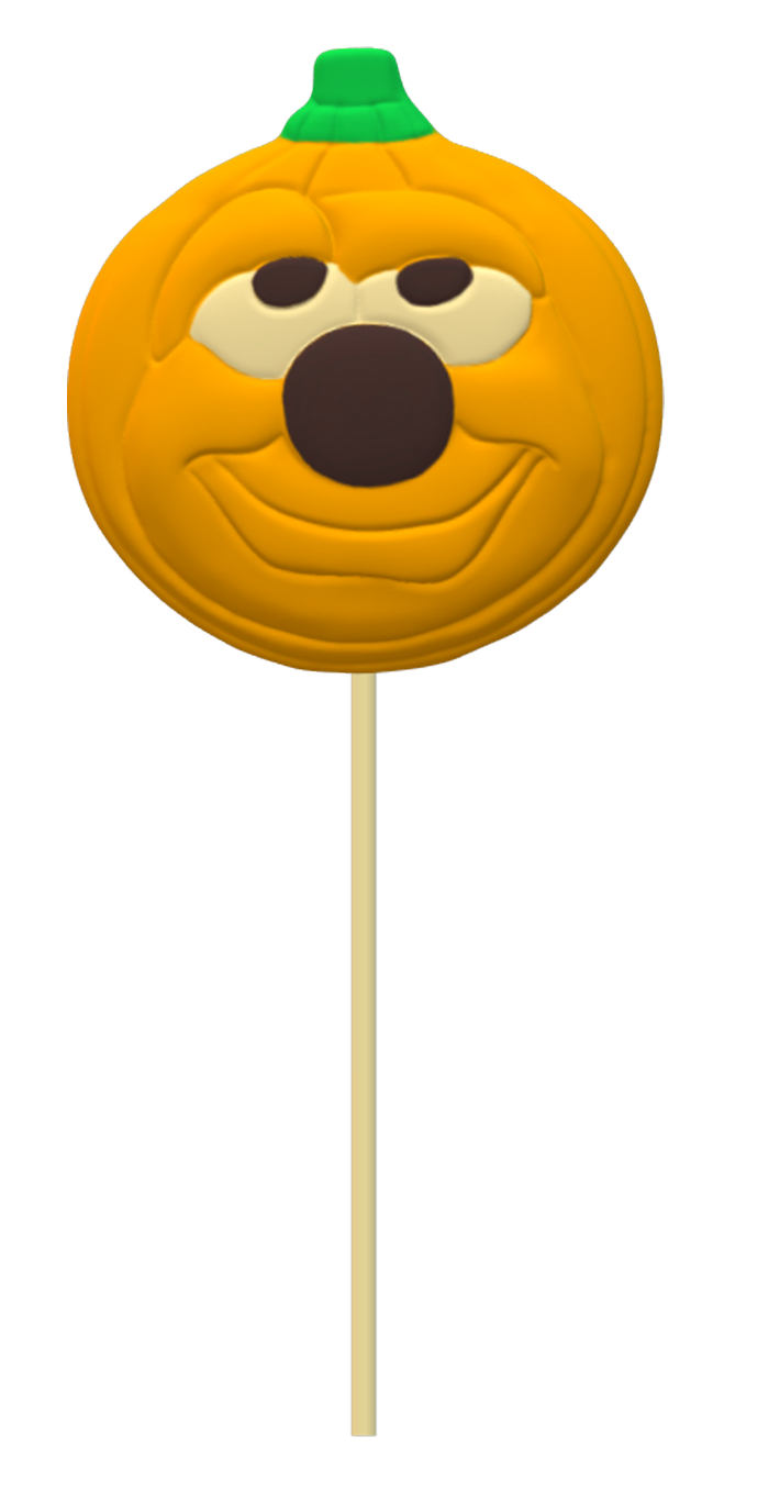 Make your own chocolate pumpkin lollipop mould