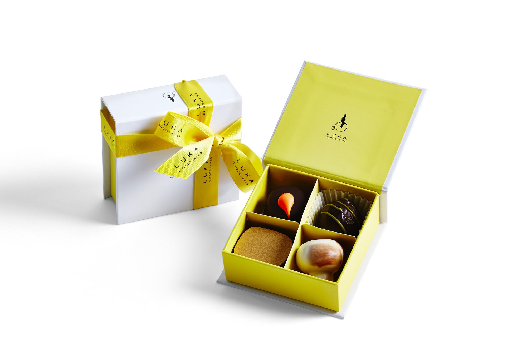 Small Belgian chocolate gift box 4 Piece chocolates box