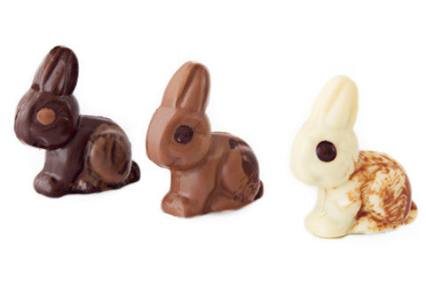 Small Chocolate Easter Bunny filled with praline